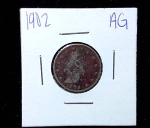 lot 227 image: 1902 Liberty Nickel