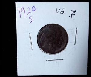 lot 232 image: 1920-S Buffalo Nickel