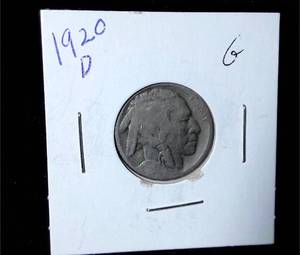 lot 233 image: 1920-D Buffalo Nickel