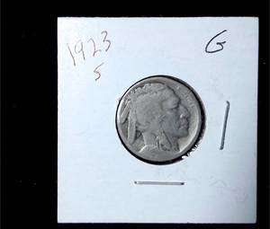 lot 240 image: 1923-S Buffalo Nickel