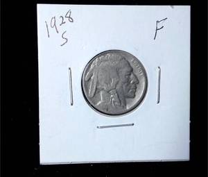 lot 249 image: 1928-S Buffalo Nickel