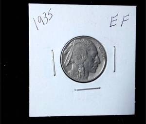 lot 252 image: 1935 Buffalo Nickel