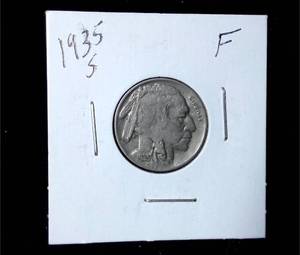 lot 253 image: 1935-S Buffalo Nickel