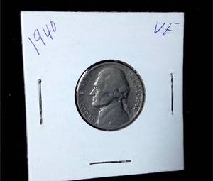 lot 257 image: 1940 Buffalo Nickel