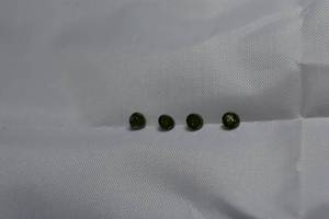 lot 86 image: 1.24cttw RBC Green Diamonds