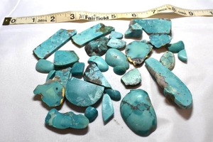 lot 118 image: 5.2oz Turquoise Scrap for Cabochons