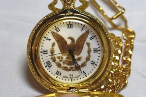 lot 125 image: Eagle Pocket Watch