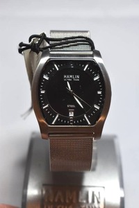 lot 134 image: Mens Hamlin Gunmetal Stainless Steel Watch with Date Function