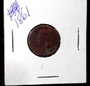 lot 261 image: 1861 Indian Head Penny