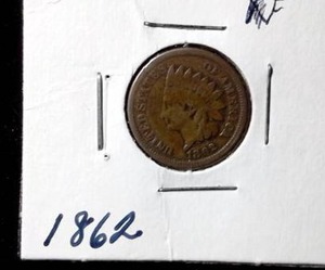 lot 262 image: 1862 Indian Head Penny