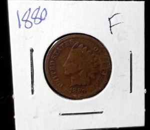lot 265 image: 1880 Indian Head Penny