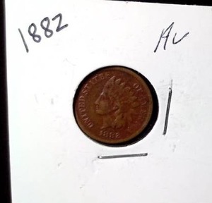 lot 266 image: 1882 Indian Head Penny