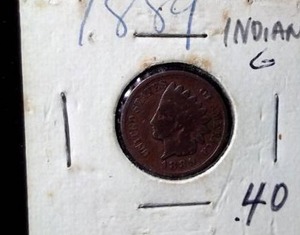 lot 268 image: 1889 Indian Head Penny