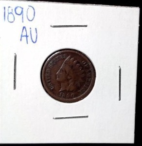 lot 269 image: 1890 Indian Head Penny