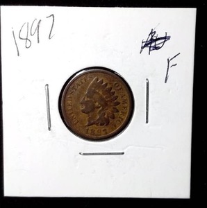 lot 274 image: 1897 Indian Head Penny