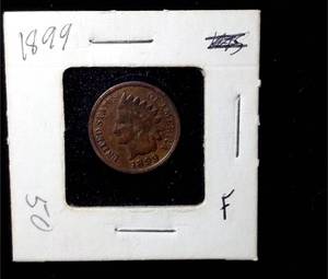 lot 276 image: 1899 Indian Head Penny