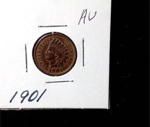 lot 277 image: 1901 Indian Head Penny