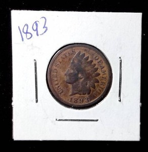 lot 272 image: 1893 Indian Head Penny