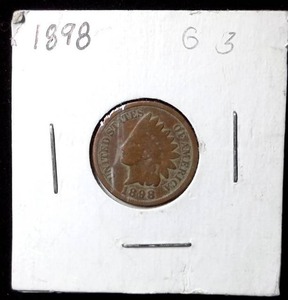 lot 275 image: 1898 Indian Head Penny