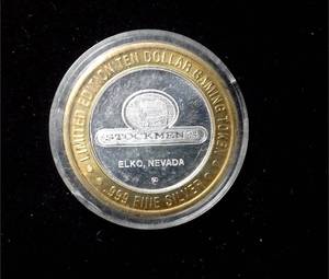 lot 294 image: Stockmens $10 Gaming Token
