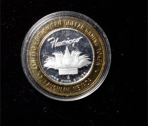 lot 296 image: Flamingo Casino $10 Gaming Token
