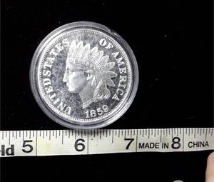 lot 299 image: 1859 Indian Head Copy