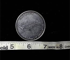 lot 301 image: 2 Troy oz .999 Fine Silver Inland Concrete Enterprises