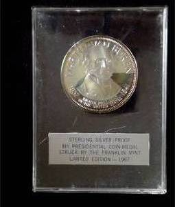 lot 321 image: 1967 Martin VanBuren Sterling Silver Proof