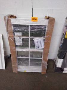 lot 18742 image: vinyl window 36x25 and half