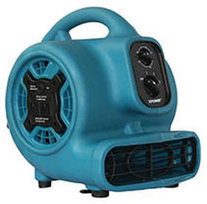 lot 18745 image: P-230AT 14 HP 925 CFM 3-Speed Mini Air MoverFloor DryerUtility Blower Fan with Timer and Power Outlets