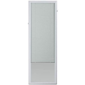 lot 18750 image: ODL White Enclosed Door Blind (22 x 64)