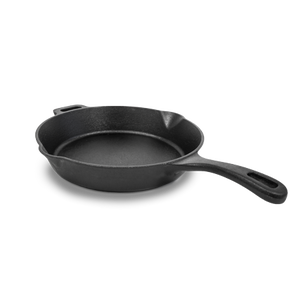 lot 18766 image: Pit Boss 10 Pre-seasoned Cast Iron Skillet with Long Handle