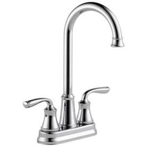 lot 18770 image: Delta Lorain Chrome 2-Handle Bar