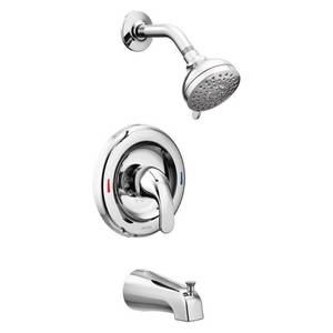 lot 18780 image: Moen 82603 Chrome Adler� Posi-Temp� Tub & Shower Faucet Set