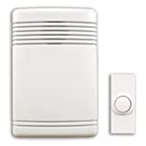 lot 18810 image: Utilitech White Wireless Doorbell Kit