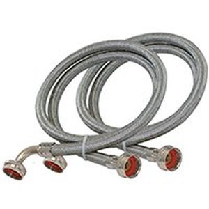 lot 18839 image: Eastman 48377 Washing Machine Hose with 90-Degree Elbow, 1-Pair extra pair