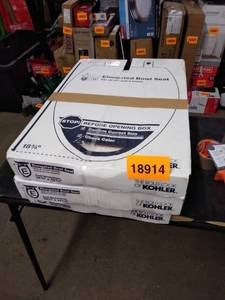 lot 18914 image: kohler elongated toilet seat 3 boxes