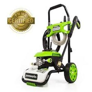 lot 18756 image: greenworks electric pressure washer 1800 psi