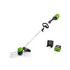 lot 18759 image: Greenworks Pro 60v Max 16 Straight Cordless String Trimmer W Battery