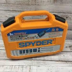 lot 18787 image: Spyder 9pc. Tarantula Carbide Tipped Hole Saw Kit 600925