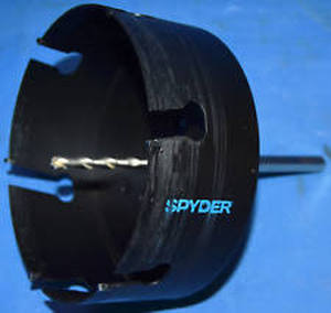 lot 18794 image: spyder hole saw bit hm tct 102 mm 4 inch