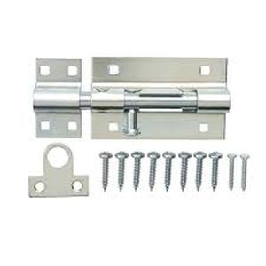 lot 18821 image: Jones Stephens Jh06300 5 Extra Heavy Duty Zinc Plated Barrel Bolt 12 pc