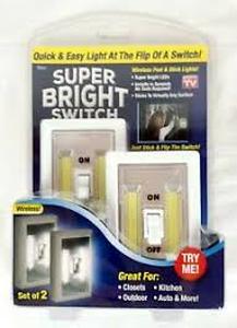 lot 18838 image: Ontel Super Bright Switch Wireless Peel And Stick Led Lights