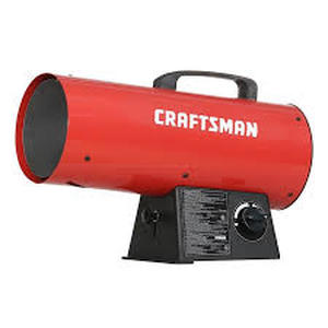 lot 18859 image: Craftsman Forced Air Propane 60000-btu Portable Forced Air Heater