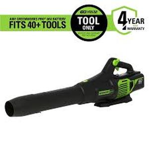 lot 18898 image: greeworks pro blower with battery no charger 60 volt