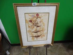 lot 17400 image: Floral Artwork