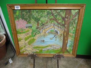 lot 17439 image: Pond by Roberta Richie