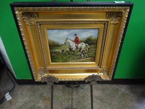 lot 17453 image: Man on Horse by W. Krell