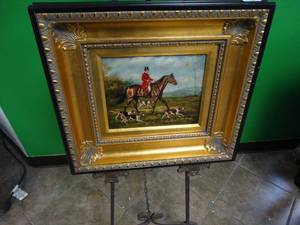 lot 17454 image: Man on Horse by W. Krell