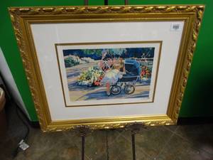 lot 17465 image: Girl with Baby Art by C. Hartley 236300